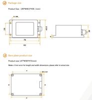 Inclinomètre à double axe BWSENSING BWS5700, sortie numérique Modbus, RS232, RS485, TTL en option, précision de 0,001 degré, capteur d'angle d'inclinaison