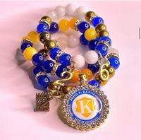 HBCU Ben Fanklin Falcons Carver Rams GW Carver Sarah T Reed School University Charm Logo Black College Jewelry Bracelets