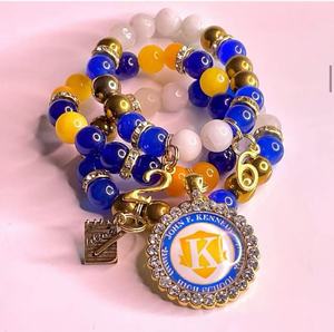 Bracelets de charme universitaires noirs avec logo des équipes HBCU Ben Franklin Falcons, Carver Rams, GW Carver, Sarah T Reed - Product Image 5