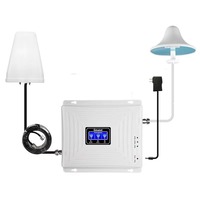 Amplificador de Señal Móvil Universal Tri-Banda 2G 3G 4G 900/1800/2100MHz, Repetidor GSM para Hogar y Oficina, Conectividad Mejorada
