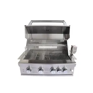 Lò Nướng BBQ Sử Dụng Tại Nhà Bếp Ngoài Trời Lò Nướng BBQ Khí Propan Tích Hợp Bên Trong Bán Chạy Lò Nướng BBQ Tiệc Ngoài Trời Nhà Bếp