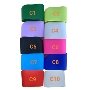 Custom Logo Black Football Soft Silicone Soccer Shin Guard Stay Shin Guard Straps - Product Image 2