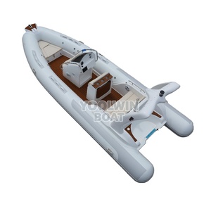 Bote Inflable Semirrígido (RIB) Yoolwin 580 <span class=keywords><strong>de</strong></span> Fibra <span class=keywords><strong>de</strong></span> Vidrio para 10 Personas, para Deportes Acuáticos, Recreación y Cruceros - Product Image 4
