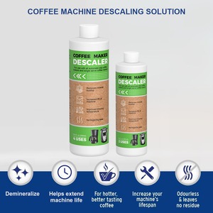 Máquina de café Espresso Descalcificadora Solución líquida descalcificadora-limpiador para máquina de café - Product Image 4