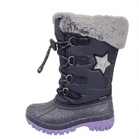 Bottes de neige imperméables YL7193 pour femmes, chaudes et tendance, mi-mollet, pour l'extérieur, vente en gros
