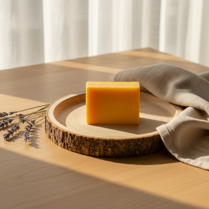Jabón de cúrcuma orgánico con logotipo personalizado, blanqueamiento de piel Natural, jabón de cúrcuma hecho a mano con limpiador suave - Product Image 1