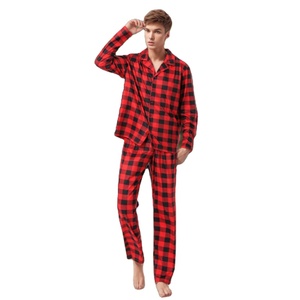 D0901TA01 vente en gros de pyjamas à manches longues pour femmes style de noël vêtements de nuit pour la famille combinaison pour bébé mode féminine - Product Image 1