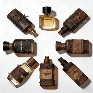 <span class=keywords><strong>Parfum</strong></span> Ink Scent Dark Vetiver 100ml, flacon noir avec bouchon en bois, note de vétiver amer - Product Image 1