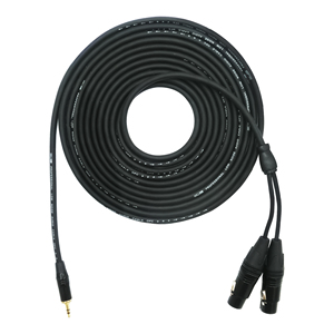 Câble audio pour haut-parleur 3,5 mm vers 2 <span class=keywords><strong>XLR</strong></span> mâle ou femelle, câble 2 <span class=keywords><strong>XLR</strong></span> mâle vers 3,5 mâle pour microphone, mixeur, amplificateur, séparateur en Y - Product Image 3