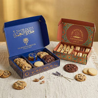 Boîtes à mini-gâteaux imprimées sur mesure, boîtes à biscuits de qualité alimentaire pour boulangerie, emballage à emporter, emballage pour desserts, emballage alimentaire