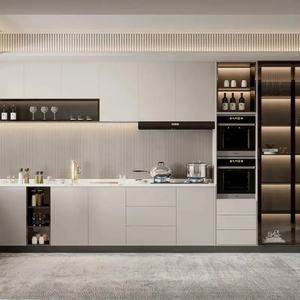 Armoire de cuisine de luxe prête à monter Armoire de cuisine moderne Ensemble de meubles de cuisine - Product Image 6