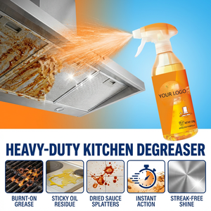 <span class=keywords><strong>Dégraissant</strong></span> de cuisine à action rapide, élimination de la graisse en 10 secondes, huile essentielle d'orange, nettoyage doux - Product Image 6