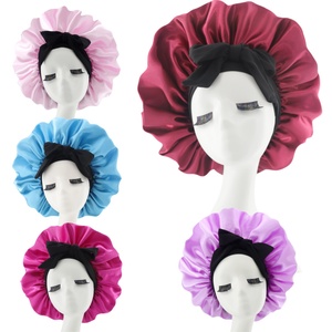 Gorro de Dormir Casual de Seda Ajustable de Alta Calidad para <span class=keywords><strong>Mujer</strong></span> con Gorro para Rizos - Product Image 2