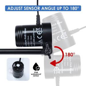 Venta directa de fábrica IP68 Plantas subacuáticas a prueba de agua Tanques de arrecife Luz de espectro completo Quantum Par <span class=keywords><strong>Meter</strong></span> ppfd - Product Image 5