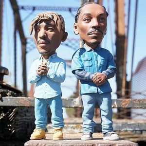 Nieuwe 5 Stuks Oostkust Rap God Decor Cartoon Speelgoed Rapper Hars Ornamenten Legende Herdenking Hiphop Muziek Ster Pvc Sculpturen - Product Image 6