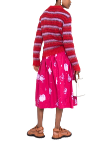 Новинка: Мужской вязаный свитер из шерсти и кашемира с круглым вырезом, ручной работы, в полоску, из мохера - Product Image 2