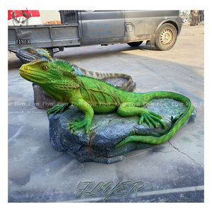 Mô phỏng Hoang Dã Lưỡng Cư bò sát con số Tắc Kè Hoa thằn lằn đùa trang trí động vật thằn lằn tượng - Product Image 5