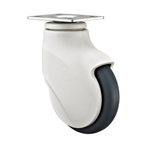 3''4''5''Top Platte mit Total Locking Wheels Krankenhaus transport wagen Rollen Medical TPR <span class=keywords><strong>Caster</strong></span> Wheels mit Abdeckung - Product Image 6