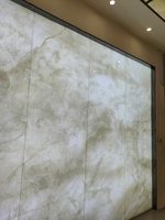 Plaque de surface solide en faux onyx translucide, matériau léger et moderne, écologique, pour la décoration des murs et sols intérieurs