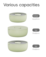 Bol à salade portable en gros avec couvercle magnétique, récipient à sauce, double joint sous vide, en acier inoxydable, sans BPA, boîte à lunch anti-fuite