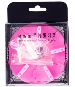 7 couleurs ongles formation cadre présentoir ongles pratique support amovible pratique faux ongles pointe <span class=keywords><strong>manucure</strong></span> outils et accessoires - Product Image 5