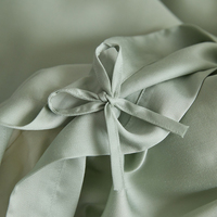 Ensemble de draps de lit en bambou de qualité supérieure 4 pièces Noël motif solide résistant aux rides écologique Simple poches profondes pour