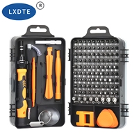 Ensemble de tournevis de précision LXD 115 en 1, ensemble de embouts de tournevis professionnels, ensemble d'outils de réparation électronique magnétique