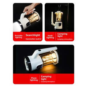 <span class=keywords><strong>Linterna</strong></span> <span class=keywords><strong>LED</strong></span> <span class=keywords><strong>Recargable</strong></span> de Alta Potencia para <span class=keywords><strong>Camping</strong></span>, Control por Botones, 3.7V, Clasificación IP67, Luz Portátil de Emergencia para Exteriores, para Uso en Tiendas de Campaña 1 - Product Image 4