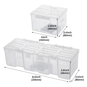 29656 Organizador <span class=keywords><strong>de</strong></span> <span class=keywords><strong>tornillos</strong></span> <span class=keywords><strong>de</strong></span> 16 compartimentos <span class=keywords><strong>Caja</strong></span> <span class=keywords><strong>de</strong></span> almacenamiento <span class=keywords><strong>de</strong></span> piezas extraíbles <span class=keywords><strong>de</strong></span> doble cara <span class=keywords><strong>Caja</strong></span> <span class=keywords><strong>de</strong></span> almacenamiento <span class=keywords><strong>de</strong></span> <span class=keywords><strong>herramientas</strong></span> <span class=keywords><strong>de</strong></span> plástico PP para manualidades <span class=keywords><strong>de</strong></span> hardware - Product Image 5