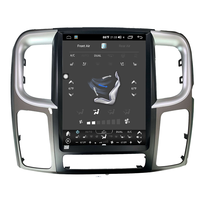 Écran tactile 13 pouces de style Tesla, autoradio Android pour Dodge Ram 1500 2500 2013 - 2018, tableau de bord, pièces de voiture, tablette, navigation GPS
