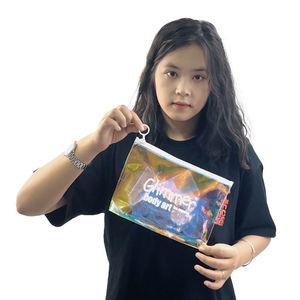 Jewelry <b>Bags</b> Cosmetic PVC Zip Lock <b>Bags</b> <b>Plastic</b> Holographic Zipper Pouch Zip Lock <b>Bags</b> for Earring Necklace Jewelry Packaging - Product Image 5