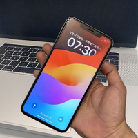 Vente en gros de téléphones d'occasion débloqués pour Xs Max 64 Go Argent, puce A12 Bionic, écran OLED Super Retina, Face ID, forte demande, prix d'usine
