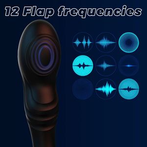 ألعاب جنسية جديدة: هزاز البروستاتا من السيليكون مقاوم للماء مع شحن USB، ثلاثة أوضاع اهتزاز، مدلك شرجي كهربائي - Product Image 2