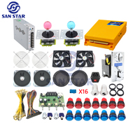 Kit de boutons d'arcade éclairés 2800 jeux DIY, kit d'arcade, jeu d'arcade, joystick