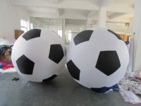 Balón de Fútbol Inflable Personalizado para Deportes, Balón de Fútbol Plateado Inflable para Publicidad, Balón de Fútbol Gigante Inflable para Eventos Deportivos
