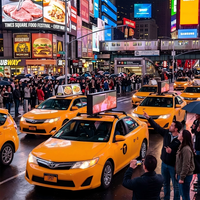 Écran LED de toit de taxi P5 couleur pleine HD pour publicité extérieure avec contrôle cloud OEM