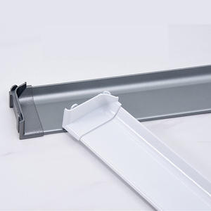 <span class=keywords><strong>Plinthe</strong></span> décorative brossée étanche en alliage d'aluminium à installation facile, avec fixations de bordure en aluminium - Product Image 4