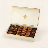 Maßgeschneiderte Luxus-Geschenkbox für Datteln mit Magnetverschluss, Baklava-Gitterboxen aus stabiler Pappe für Desserts, Ramadan-Dattelverpackung