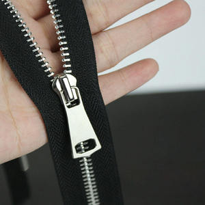 Laite 8 #   Fermetures éclair en laiton à verrouillage automatique, vente en gros, haute qualité, à extrémités ouvertes, pour vestes et manteaux, logo personnalisé, usage intensif - Product Image 5