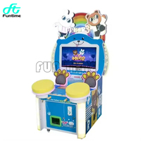 Machine de jeu de batteur d'enfant à jetons Machine d'arcade de musique de tambour pour la salle de jeu ou le centre commercial