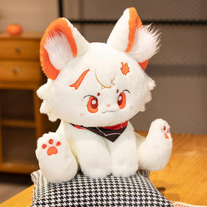 Peluche Kawaii <span class=keywords><strong>Kaedehara</strong></span> <span class=keywords><strong>Kazuha</strong></span> avec Oreilles de Chat, 30 cm, Fabrication en Usine, Peluche Anime Pas Chère, Jeu de Peluche - Product Image 4