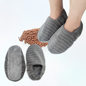 Chausson en tissu différent pack chauffant pour micro-ondes remplissage sérieux et arôme réchauffent vos pieds coussin chauffant - Product Image 1