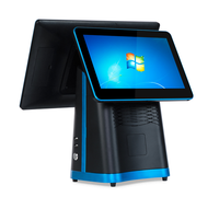 Sistem POS Touch All-in-one 15.6 inci Harga Murah Mesin Kasir Toko Retail Sistem POS OEM