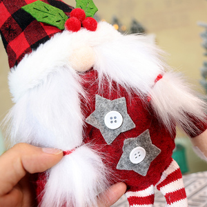 Décorations de rideaux de Noël en gros 2025 pour produits et cadeaux : Adorables ornements Bonhomme de neige, Vieil homme, Élan - Product Image 6