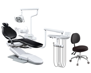 เก้าอี้รักษาฟันแบบพื้นฐาน SL8500คลินิกทันตกรรมถาดเครื่องมือทันตกรรมระดับไฮเอนด์สำหรับเก้าอี้ทันตกรรมเชื่อมต่อกับหลอดไฟ6หลอดในช่องปาก - Product Image 1
