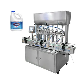 Automatic liquid filling machine 6 nozzles filling machine for detergent