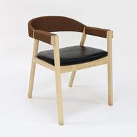 Chaise de salle à manger en bois massif nordique, chaise de restaurant moderne, couleur personnalisée, mobilier de bureau et de café