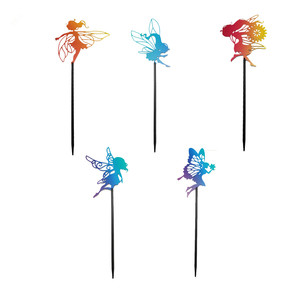 Offre Spéciale solaire papillon jardin piquets décor sol insérer créatif elfe métal artisanat sol jardin animal décoration - Product Image 1