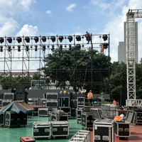 Livraison rapide 	 Structure de scène modulaire Layher à installation facile, haute capacité de charge, inaltérable par la rouille, pour éclairage de spectacle