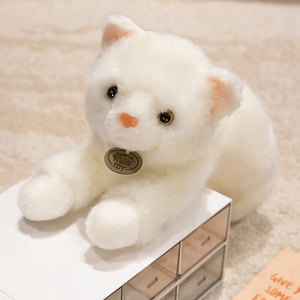 Peluche <span class=keywords><strong>de</strong></span> <span class=keywords><strong>Gato</strong></span> <span class=keywords><strong>Persa</strong></span> Blanco Realista, Juguete <span class=keywords><strong>de</strong></span> Peluche <span class=keywords><strong>de</strong></span> <span class=keywords><strong>Pelo</strong></span> Largo, Almohada Suave <span class=keywords><strong>de</strong></span> Algodón PP para Niños, Regalo, Decoración del Hogar - Product Image 6